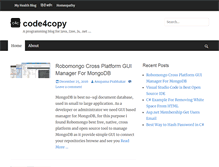 Tablet Screenshot of code4copy.com